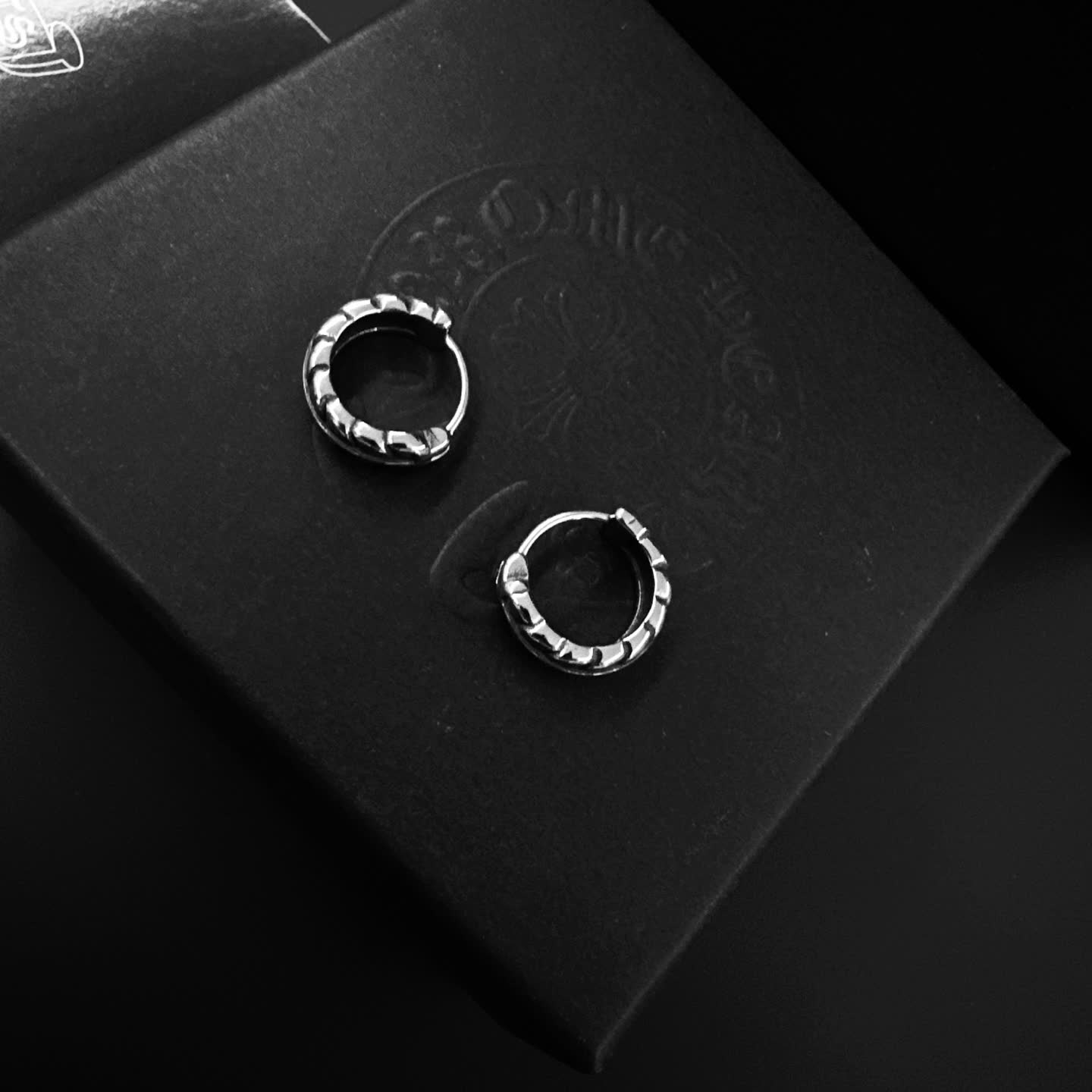 Chrome Hearts Chronicles of Eternity Hoop Earrings